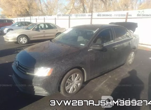 3VW2B7AJ5HM389274 фото 3