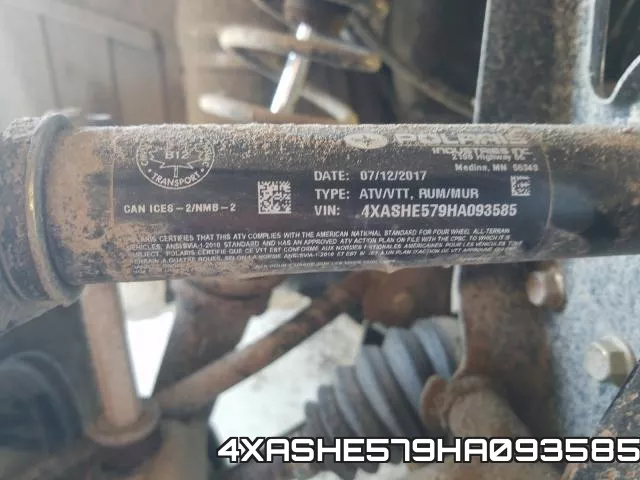4XASHE579HA093585 фото 2