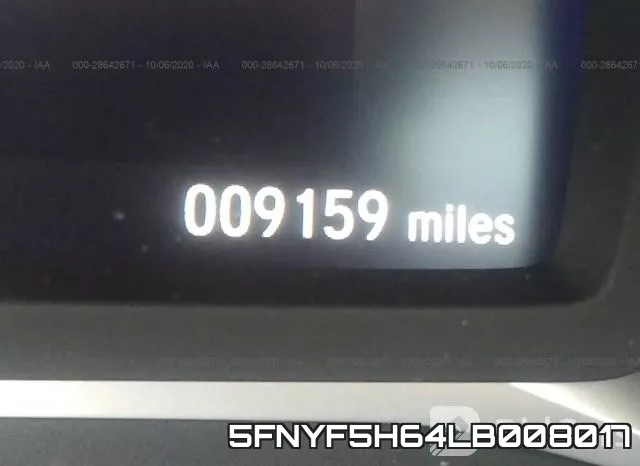 5FNYF5H64LB008017 фото 8