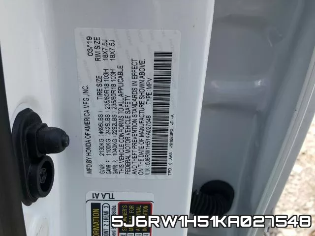 5J6RW1H51KA027548 фото 2