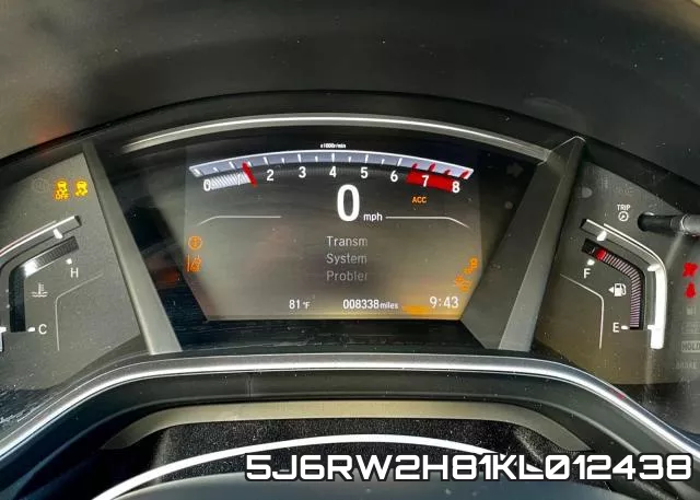 5J6RW2H81KL012438 фото 9