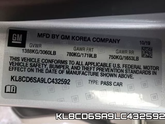 KL8CD6SA9LC432592 фото 2