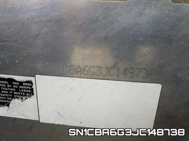 SN1CBA6G3JC148738 фото 2