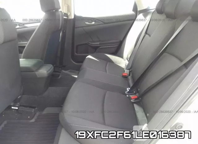 19XFC2F61LE016387 фото 9