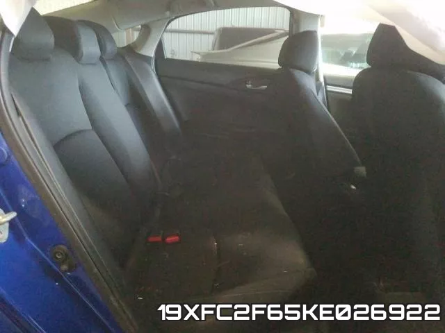 19XFC2F65KE026922 фото 6