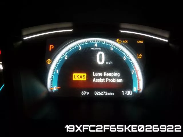 19XFC2F65KE026922 фото 8