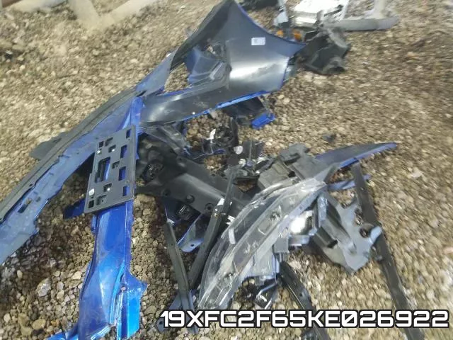 19XFC2F65KE026922 фото 9