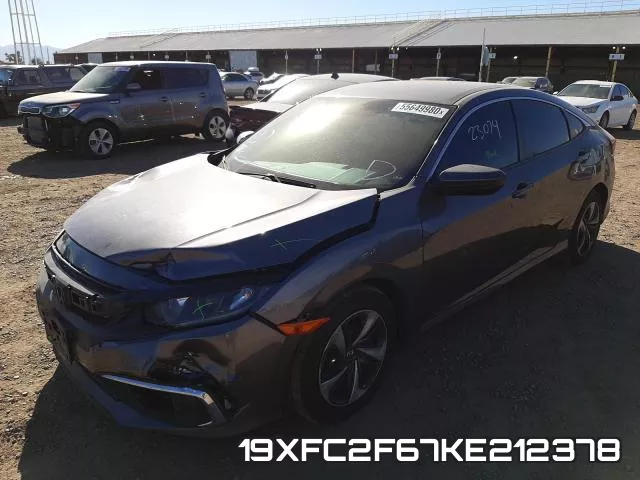 19XFC2F67KE212378 фото 3