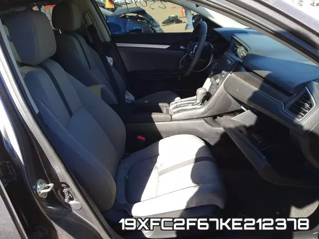 19XFC2F67KE212378 фото 5