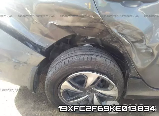 19XFC2F69KE013834 фото 7