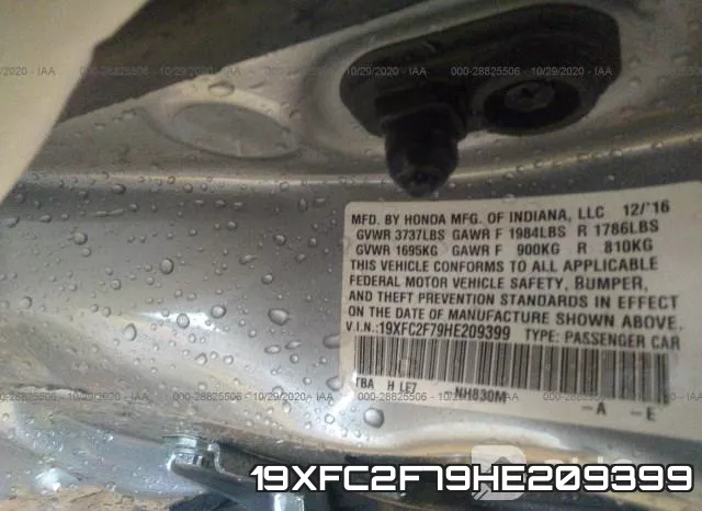 19XFC2F79HE209399 фото 10