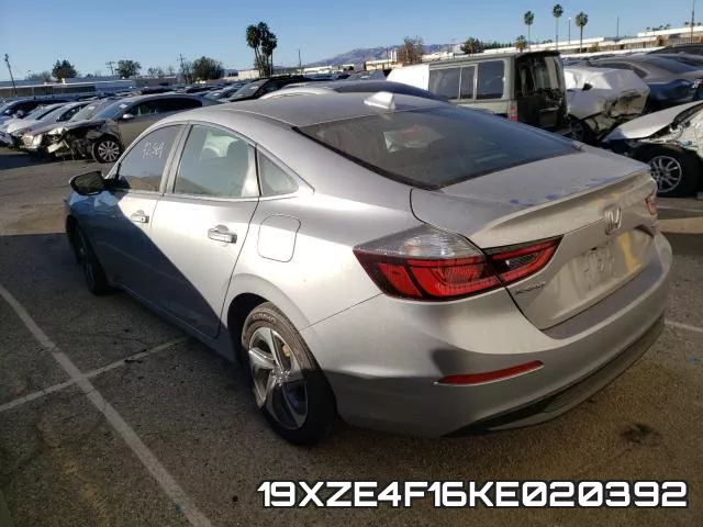 19XZE4F16KE020392 фото 4