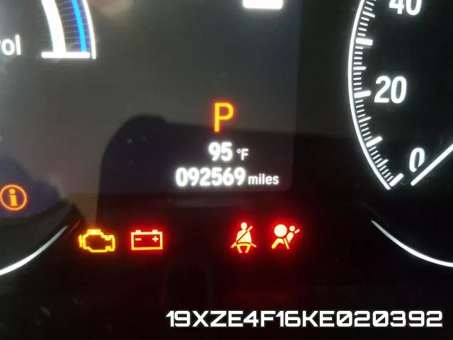 19XZE4F16KE020392 фото 9