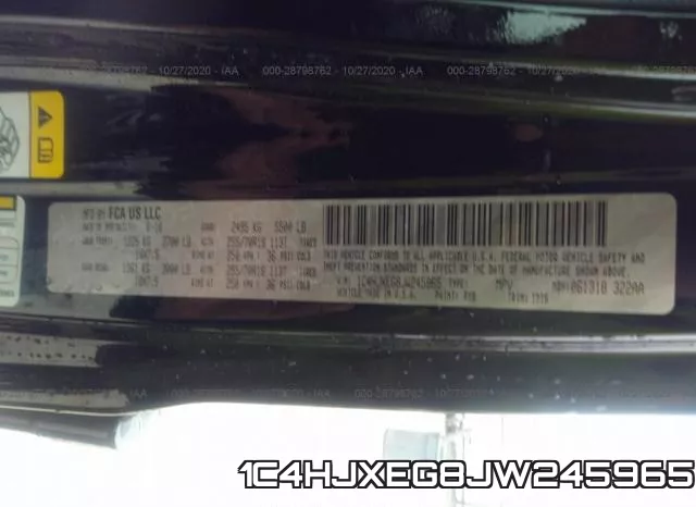 1C4HJXEG8JW245965 фото 10