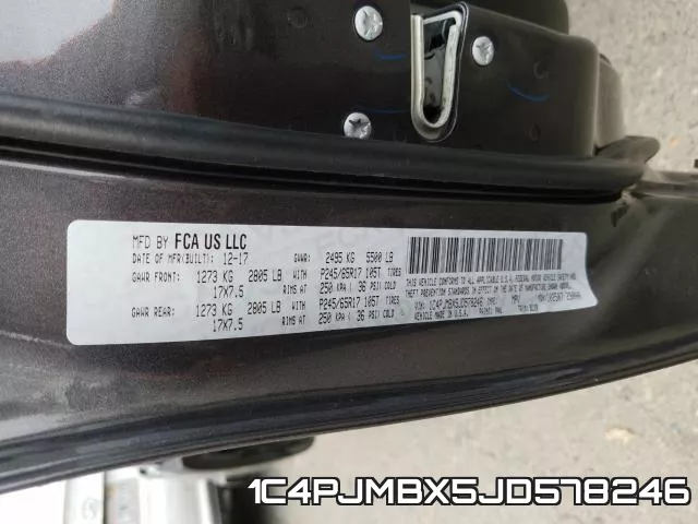 1C4PJMBX5JD578246 фото 2