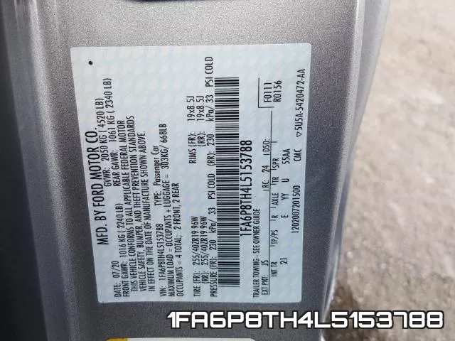 1FA6P8TH4L5153788 фото 2