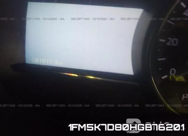 1FM5K7D80HGB76201 фото 7