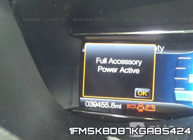1FM5K8D87KGA85424 фото 4