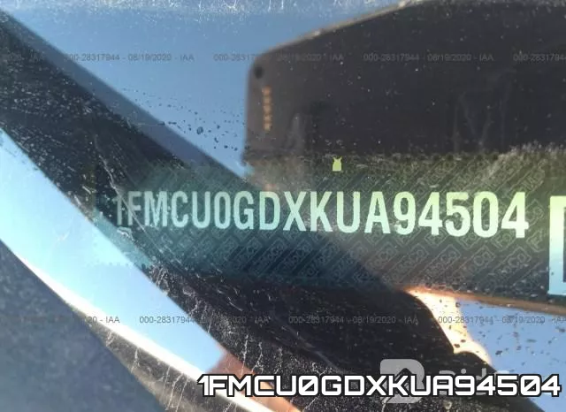 1FMCU0GDXKUA94504 фото 10