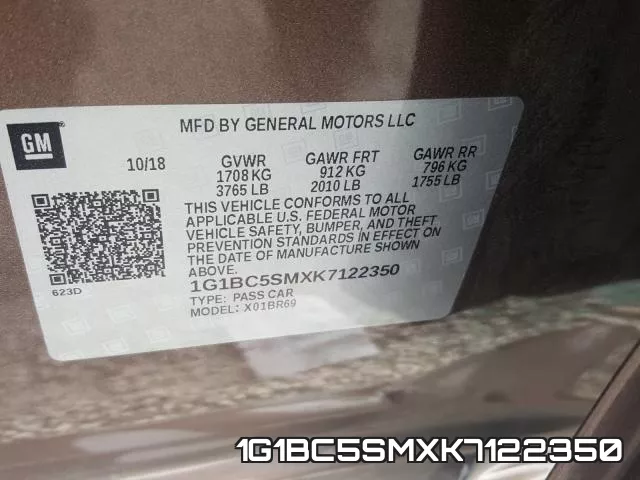 1G1BC5SMXK7122350 фото 2