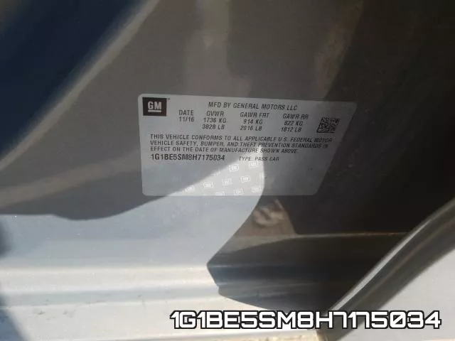 1G1BE5SM8H7175034 фото 2