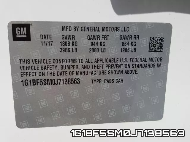 1G1BF5SM0J7138563 фото 2