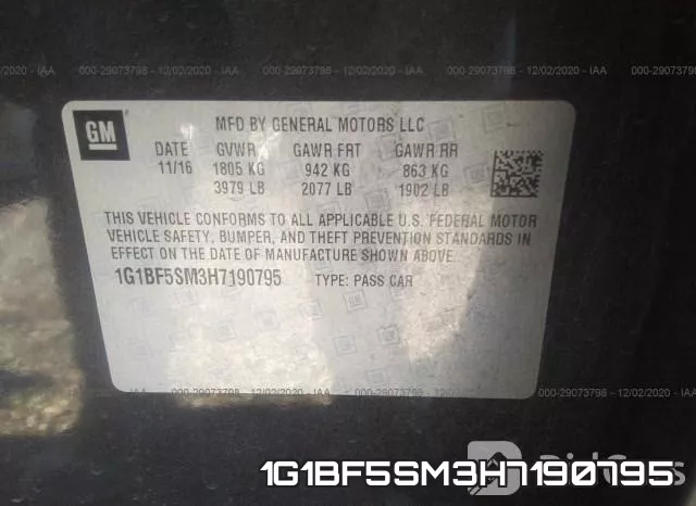 1G1BF5SM3H7190795 фото 10