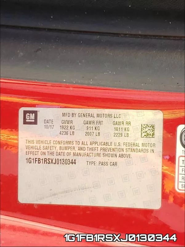 1G1FB1RSXJ0130344 фото 2