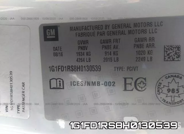 1G1FD1RS8H0130539 фото 10