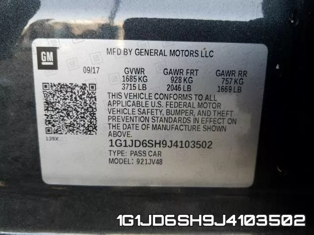 1G1JD6SH9J4103502 фото 2