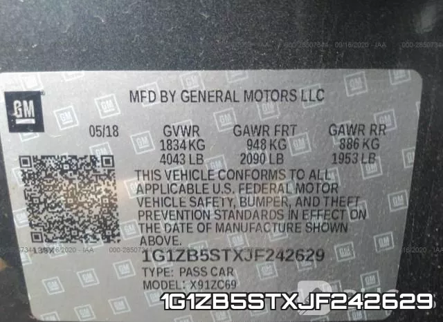 1G1ZB5STXJF242629 фото 10