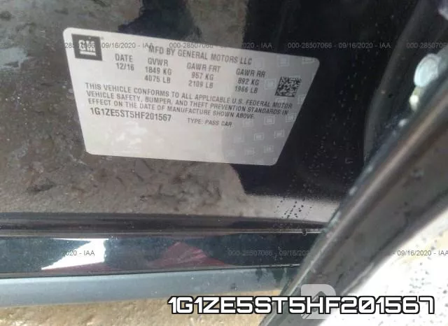 1G1ZE5ST5HF201567 фото 10