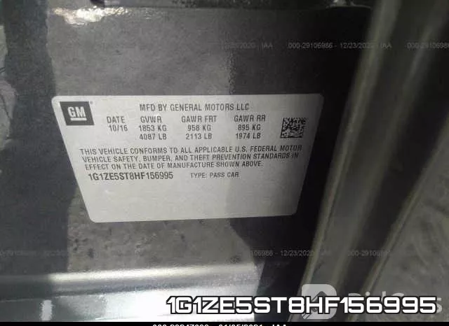 1G1ZE5ST8HF156995 фото 9