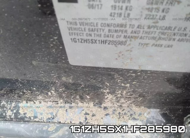 1G1ZH5SX1HF285980 фото 10
