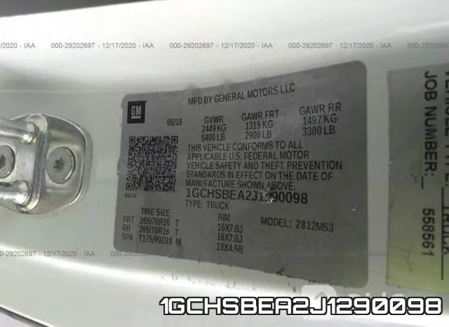 1GCHSBEA2J1290098 фото 10