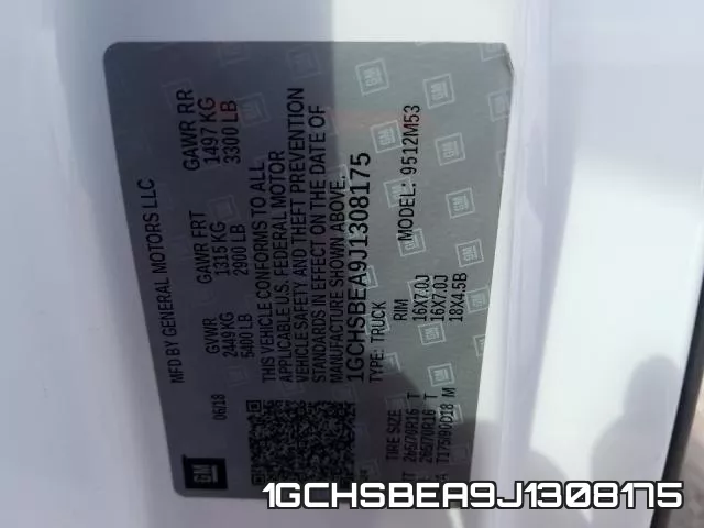 1GCHSBEA9J1308175 фото 2