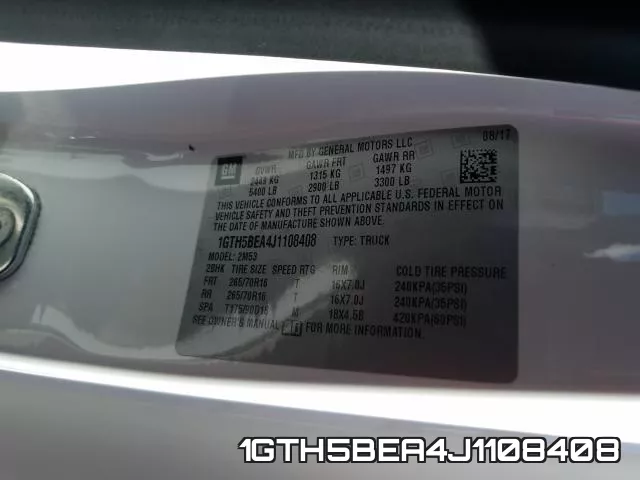 1GTH5BEA4J1108408 фото 2