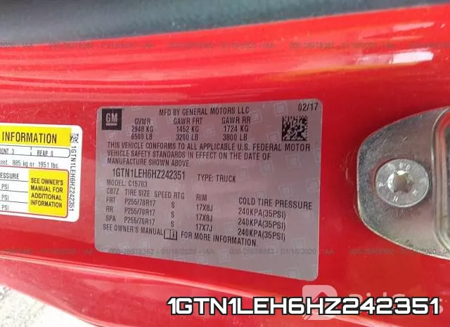 1GTN1LEH6HZ242351 фото 9