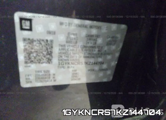 1GYKNCRS7KZ144704 фото 10