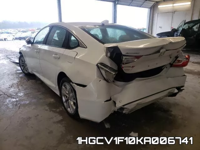 1HGCV1F10KA006741 фото 4