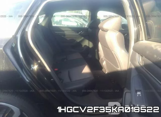 1HGCV2F35KA018522 фото 8