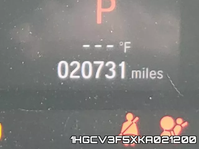 1HGCV3F5XKA021200 фото 8