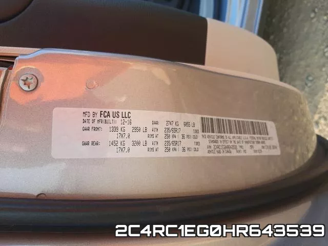 2C4RC1EG0HR643539 фото 2