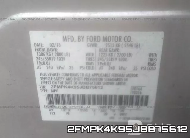 2FMPK4K95JBB75612 фото 10