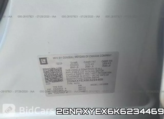 2GNAXYEX6K6234469 фото 9