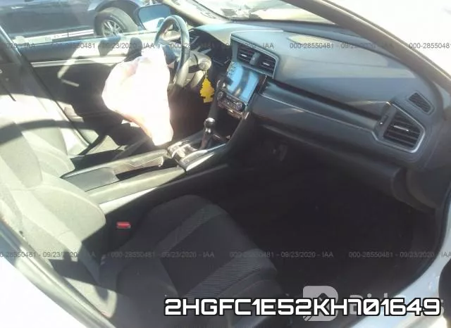2HGFC1E52KH701649 фото 6