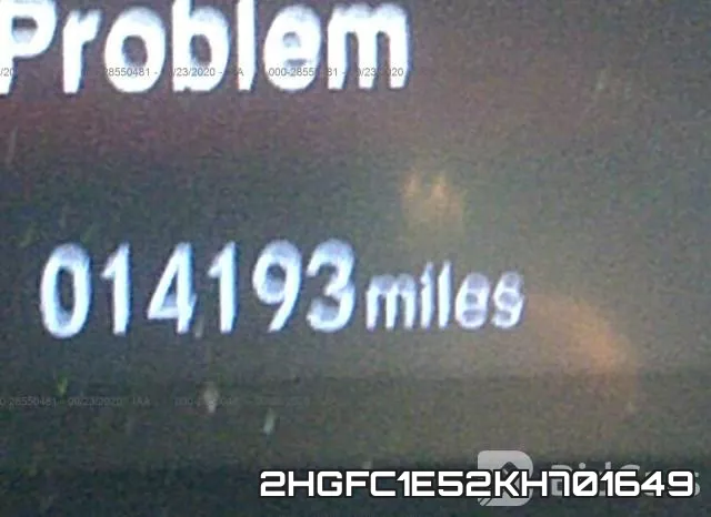 2HGFC1E52KH701649 фото 8