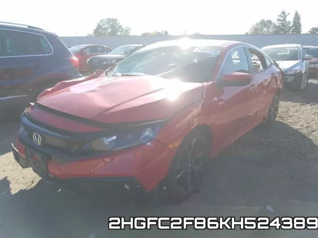 2HGFC2F86KH524389 фото 3
