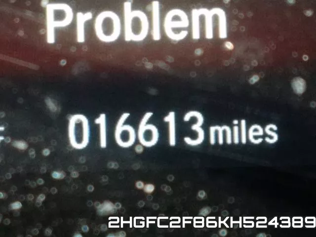 2HGFC2F86KH524389 фото 9