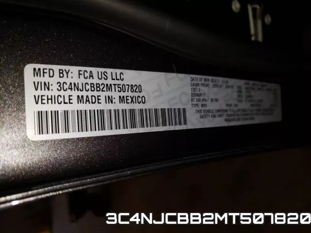 3C4NJCBB2MT507820 фото 2